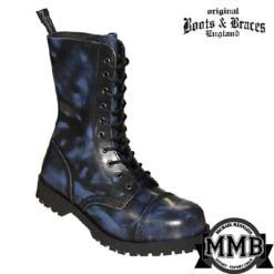 Stiefel - Boots & Braces - 10 Loch - Blau