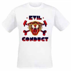 T-Shirt - Evil Conduct - Tiger - Weiß