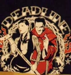 Girlie- T-Shirt- Deadline- Schwarz