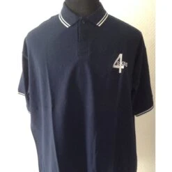 Poloshirt - 4 Skins - Blau/ Weiß