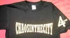 T-Shirt - 4 Skins - Chaos In The City - Schwarz/ Gelb