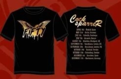 T-Shirt - Cock Sparrer - 50 Jahre / Tourdaten - Männergröße