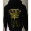 Kapuzenjacke - The Generators - Chaos, Boots, Bad Attitudes - Schwarz/ Gelb