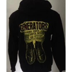 Kapuzenjacke - The Generators - Chaos, Boots, Bad Attitudes - Schwarz/ Gelb