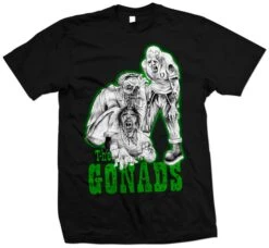 T-Shirt - The Gonads - Zombie - Schwarz