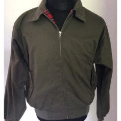 Harrington Jacke - Olivegrau