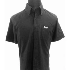 Kurzarmhemd - Lonsdale - Schwarz