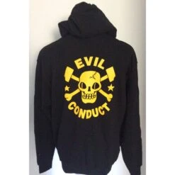 Kapuzenjacke - Evil Conduct - Skull - Schwarz