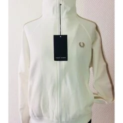 Girlie - Trainingsjacke - Fred Perry - Weiß