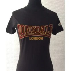 Girlie - T-Shirt - Lonsdale - Britany - Schwarz