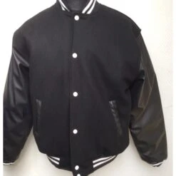 Baseballjacke - Schwarz