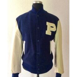 Girlie - Baseball Jacke - Blau/ Weiß