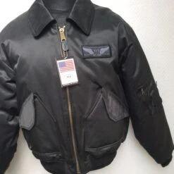 Fliegerjacke - Schwarz