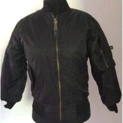 Kinder - Bomberjacke - Schwarz