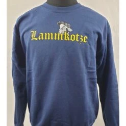 Pullover - Lammkotze - Logo - Blau