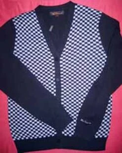Strickjacke - Ben Sherman - Karo