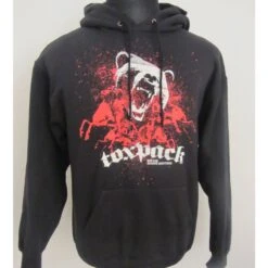 Kapuzenpullover - Toxpack - Bis Die Masse Meutert - Schwarz/ Rot