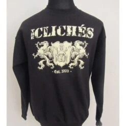 Pullover - The Cliches - Streetrock For The Working Class - Löwe - Schwarz