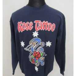 Pullover - Rose Tattoo - Blau