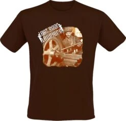 Girlie- Shirt- Last Seen Laughing- Braun