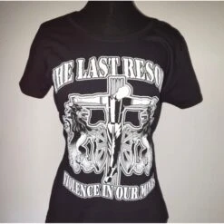 Girlie - T-Shirt - The Last Resort - Violence In Our Minds - Schwarz