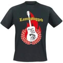 T-Shirt - Lammplugged - Schwarz