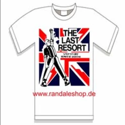 T-Shirt - The Last Resort - Skinhead Anthems - A Way - Weiß