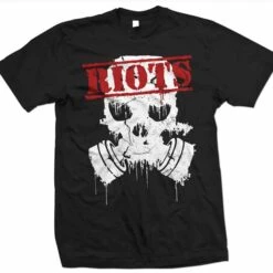 Girlie- T- Shirt- Riots- Black