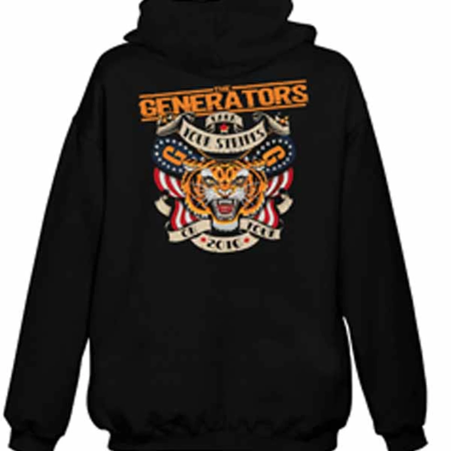 Kapuzenjacke - The Generators - Earn Your Stripes - Schwarz