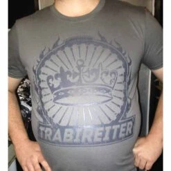 T-Shirt - Trabireiter - Assis Sind Nie Allein - Grau