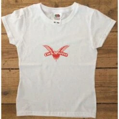 Kinder T-Shirt - Cock Sparrer - Flügel - Weiß - 3/4 Jahre