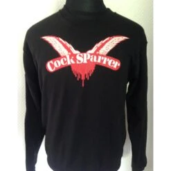 Pullover - Cock Sparrer - Flügel - Schwarz