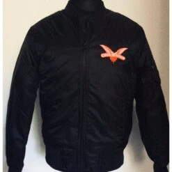 Bomberjacke - Cock Sparrer - Flügel - Schwarz