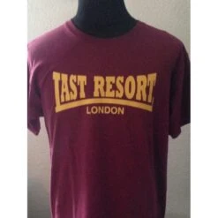 T-Shirt - The Last Resort - London - Bordo