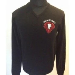 Strickpullover - Cock Sparrer - Löwe - Schwarz