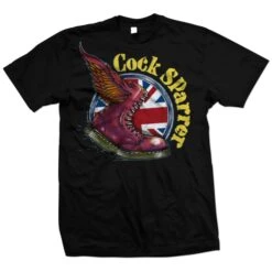 T-Shirt - Cock Sparrer - Stiefel - Schwarz