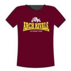 T-Shirt - Arch Rivals - UK Streetpunk - Bordo