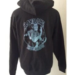 Kapuzenjacke - Randale Records - Schwarz / Blau