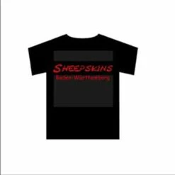 T-Shirts - Sheepskins - Baden-Württemberg - Schwarz/ Rot