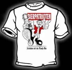 T-Shirt - Bierpatrioten - Weiß