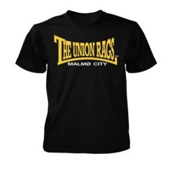 T-Shirt - The Union Rags - Logoschriftzug - Männergröße - Schwarz