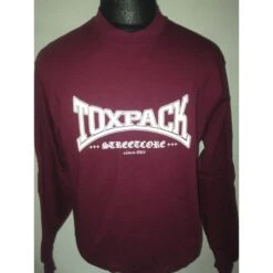 Pullover - Toxpack - Streetcore Since 2001 - Bordo