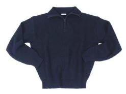 Strickpullover - Isländer Troyer - Schwarz
