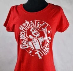 Girlie T-Shirt - Gewohnheitstrinker - Rot