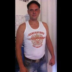 Muskelshirt - The Generators - Skull - Weiß