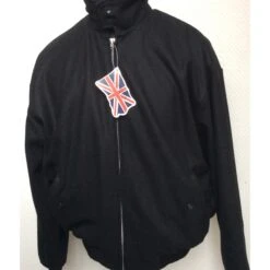 Harrington Winter Jacke - Schwarz