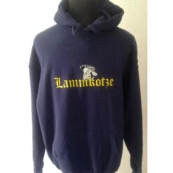 Kapuzenpullover - Lammkotze - Logo - Blau