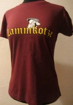 Girlie T-Shirt - Lammkotze - Bordo