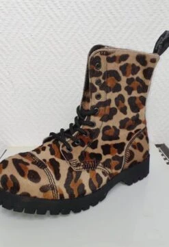 Stiefel - Boots & Braces - 8 Loch - Leopard