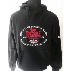 Kapuzenpullover - Lonsdale - Boxing - Schwarz